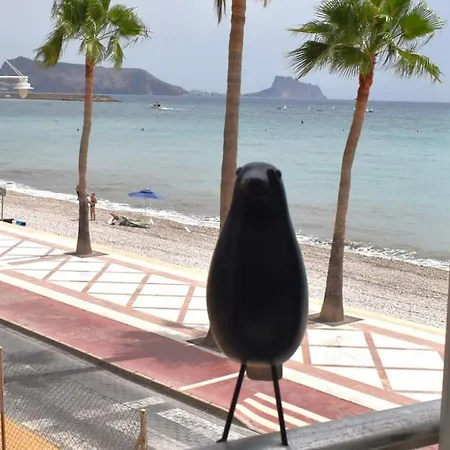 Apartment Beachfront 2-bedroom, Sleeps 6, Pool, Restaurants El Albir