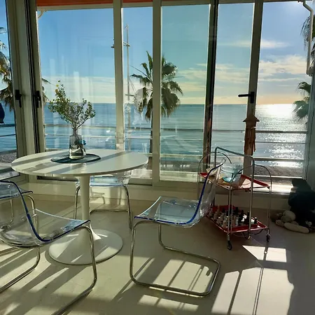 Beachfront, First Line, 2-bdr,2-bath, Swiming Pool * El Albir